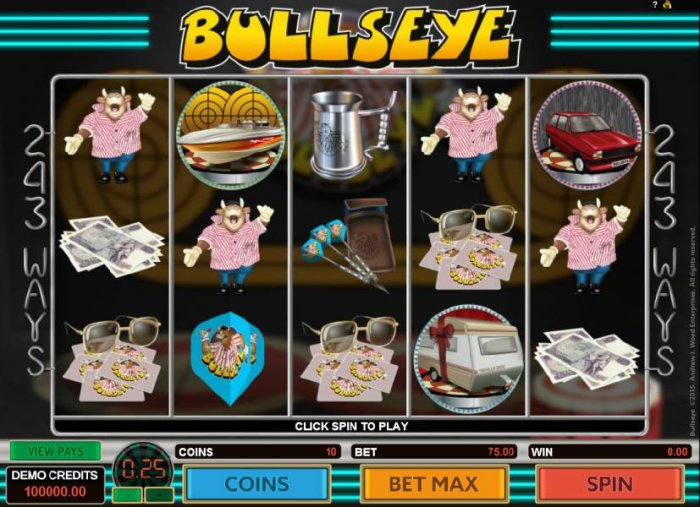All Online Pokies image of Bullseye
