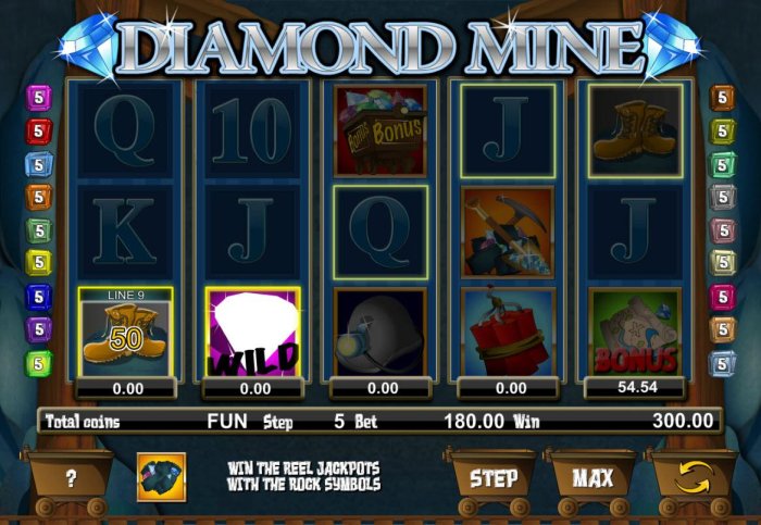 All Online Pokies image of Diamond Mine
