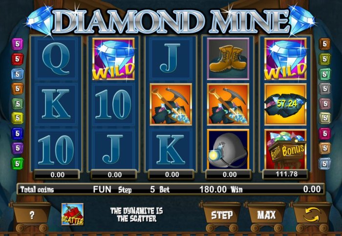 All Online Pokies - A rock symbol landing anywhere on the reels will add the jackpot for that particular reel