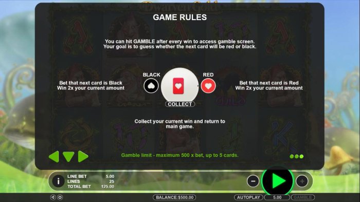 Risk Bonus Game Rules - All Online Pokies