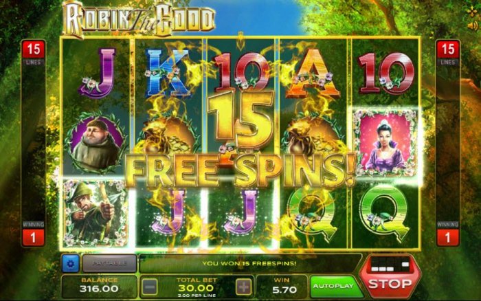 All Online Pokies image of Robin The Good