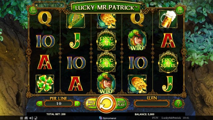 All Online Pokies image of Lucky Mr. Patrick