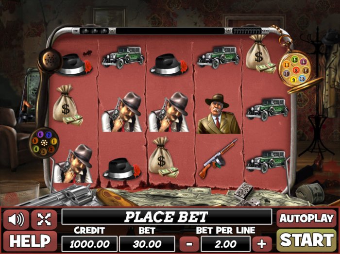 All Online Pokies image of Gangster City