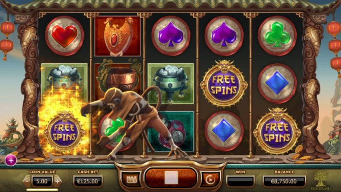 All Online Pokies - Golden monkey changes symbols into another for your advantage.