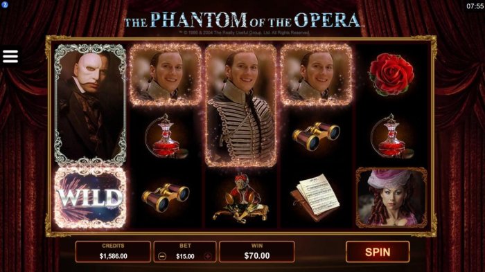All Online Pokies image of The Phantom of the Opera