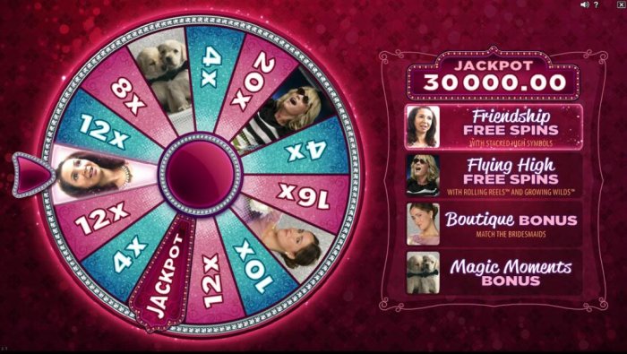 Wheel Bonus triggers the Friendship Free Spins with stacked high symbols by All Online Pokies