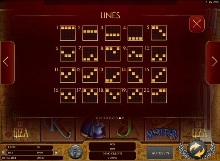 All Online Pokies image of Gods of Giza