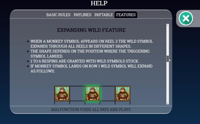 All Online Pokies - Expanding Monkey Wild Symbol Rules