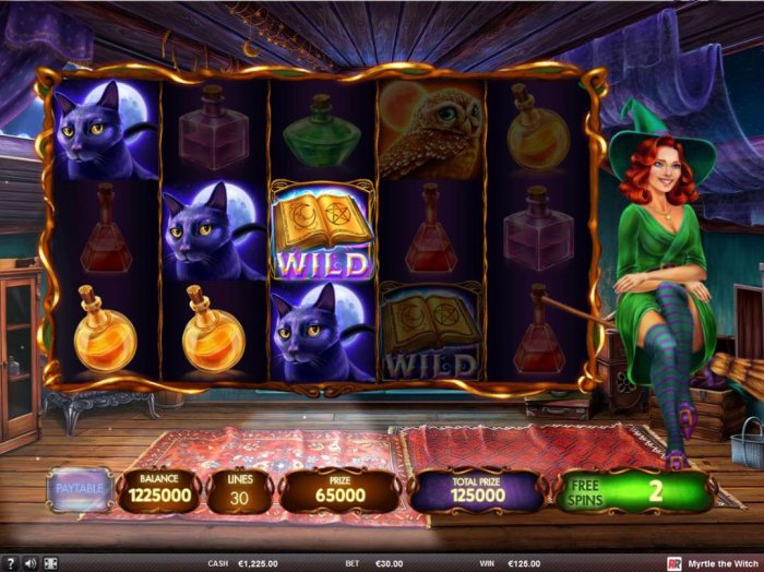 All Online Pokies image of Myrtle the Witch