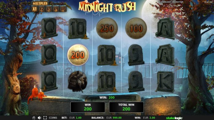 All Online Pokies image of Midnight Rush