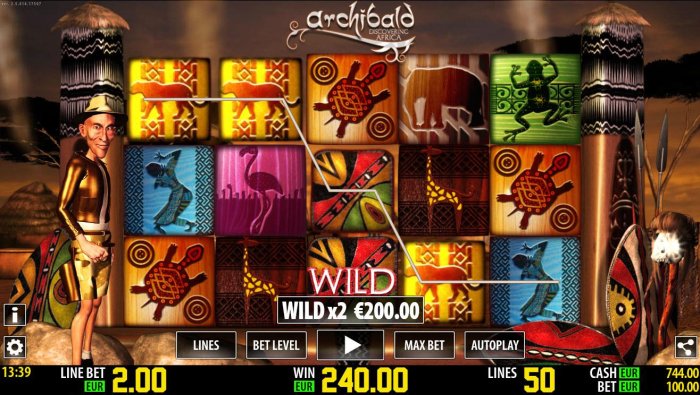 All Online Pokies image of Archibald Discovering Africa