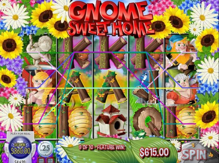 Multiple winning paylines triggers $360 jackpot during free spins feature by All Online Pokies