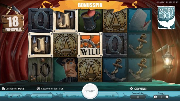 All Online Pokies image of Moby Dick