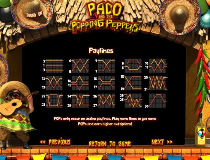 All Online Pokies image of Paco and the Popping Peppers
