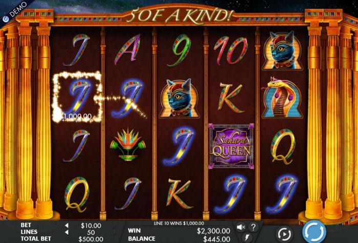Sahara Queen by All Online Pokies