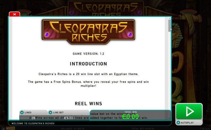 All Online Pokies image of Cleopatra's Riches