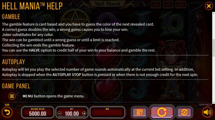 Hell Mania by All Online Pokies