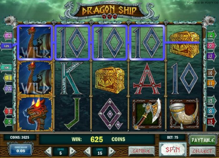 All Online Pokies image of Dragon Ship