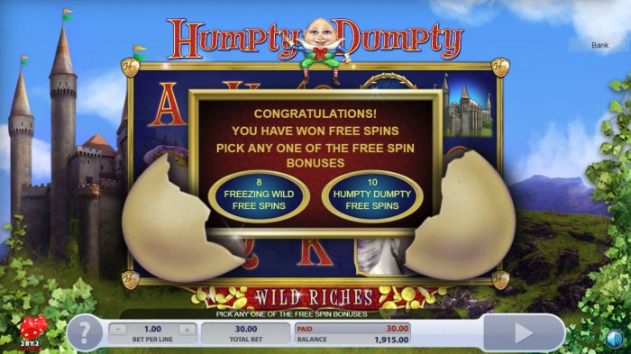 Images of Humpty Dumpty Wild Riches