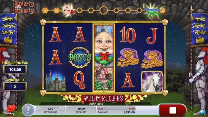 All Online Pokies image of Humpty Dumpty Wild Riches