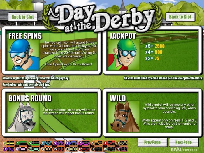 All Online Pokies image of A Day at the Derby