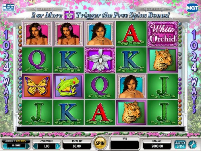 White Orchid by All Online Pokies