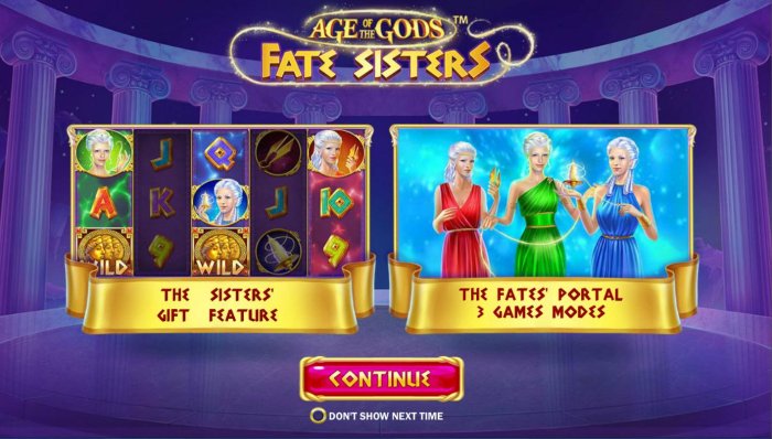 All Online Pokies image of Age of the Gods Fate Sisters