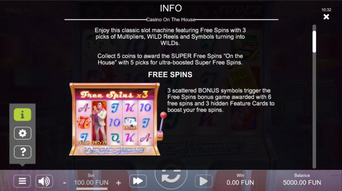 Casino on the House screenshot