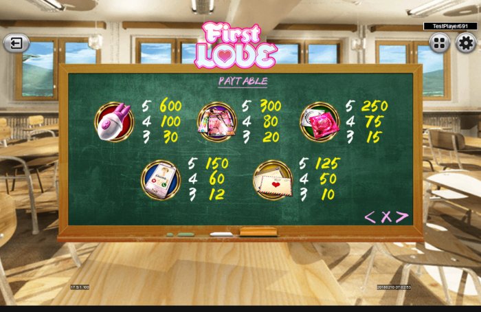 First Love by All Online Pokies