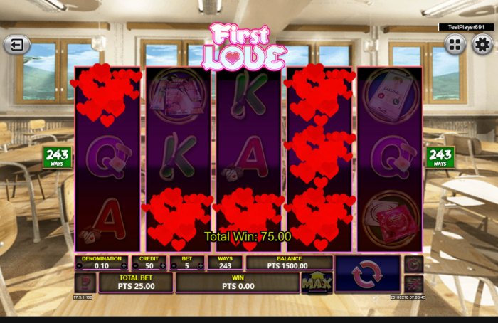 Winning combinations are removed from the reels and new symbols drop in place by All Online Pokies