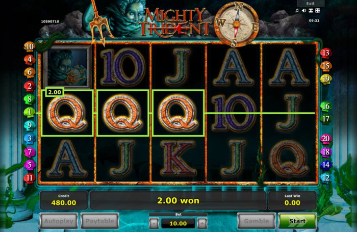 A winning three of a kind by All Online Pokies