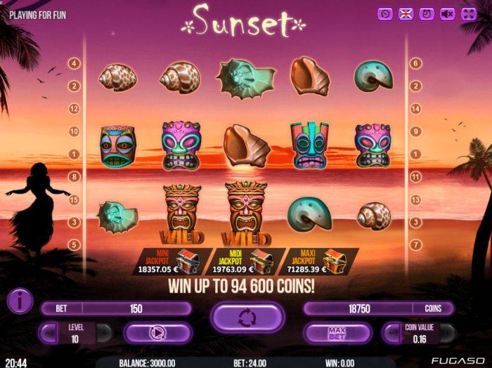 Sunset by All Online Pokies