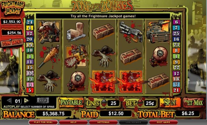 Zone of the Zombies by All Online Pokies
