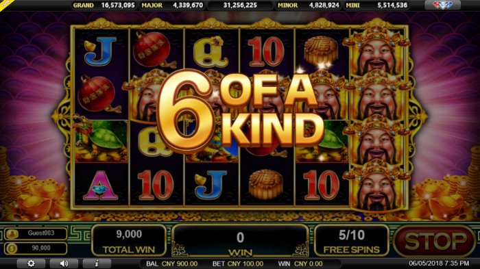 6 of a kind - All Online Pokies