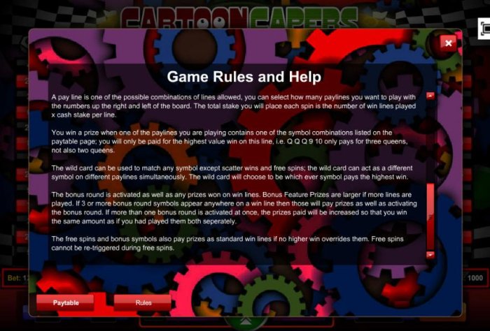 Game Rules and Help - Part 2 - All Online Pokies