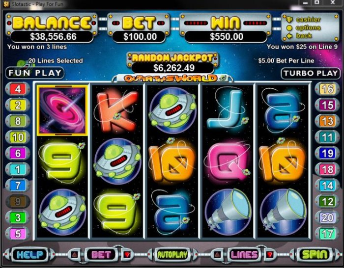 Outta This World by All Online Pokies