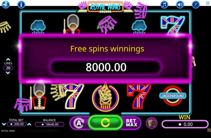 All Online Pokies image of Royal Wins