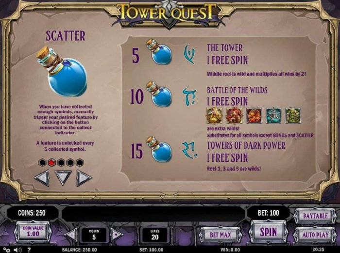 Blue Potion - collect and use for wild and respin by All Online Pokies