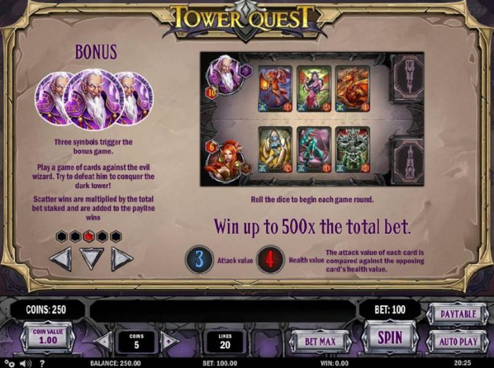 All Online Pokies image of Tower Quest