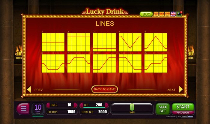 All Online Pokies image of Lucky Drink in Egypt