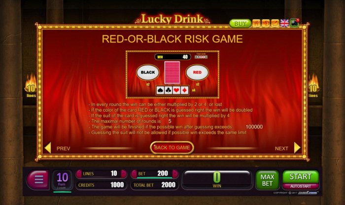 Red-Or-Black Risk Game Rules - All Online Pokies