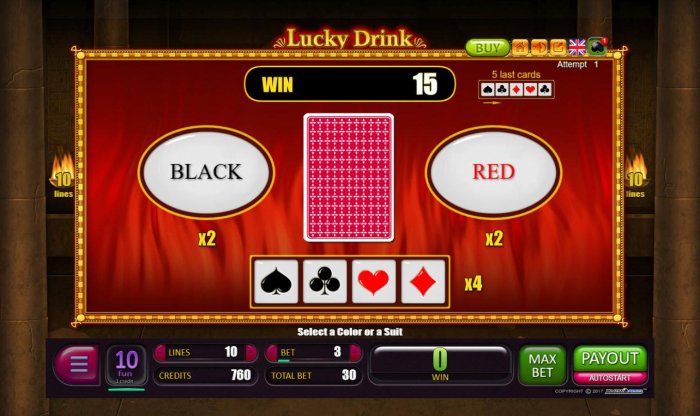 Lucky Drink in Egypt by All Online Pokies