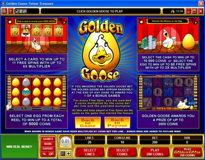 Golden Goose - Totem Treasure by All Online Pokies