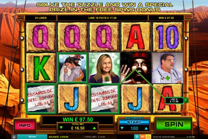 All Online Pokies image of 33 Lives A Lesson to the World