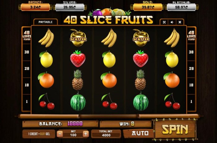 40 Slice Fruits screenshot
