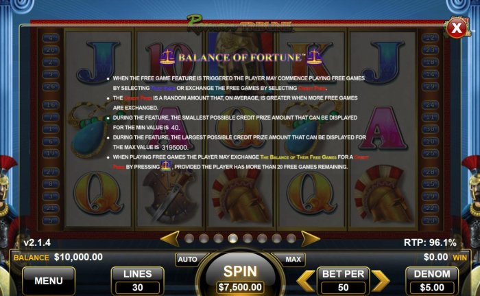 All Online Pokies - Balance of Fortune Rules