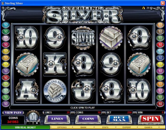 Sterling Silver by All Online Pokies