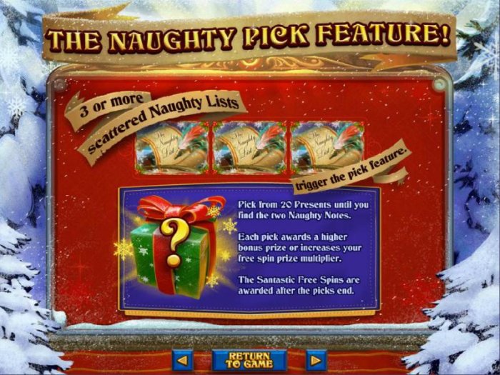 Pick Bonus Feature game rules by All Online Pokies