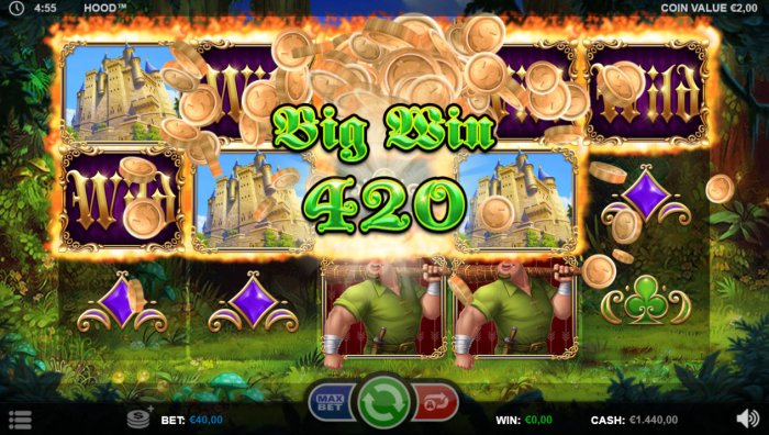Multiple winning paylines triggers a big win by All Online Pokies
