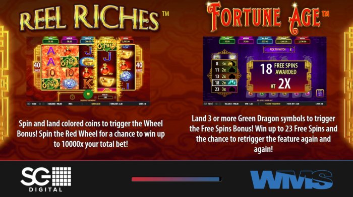 Reel Riches Fortune Age by All Online Pokies